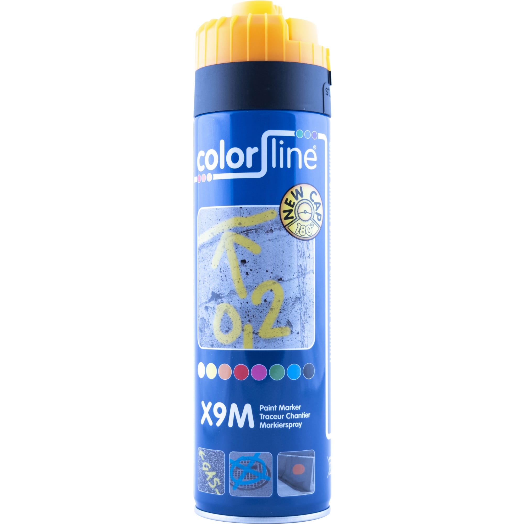 Color-Line X9M Paint Marker - 500 ml - FLUO ORANJE CL 21-657