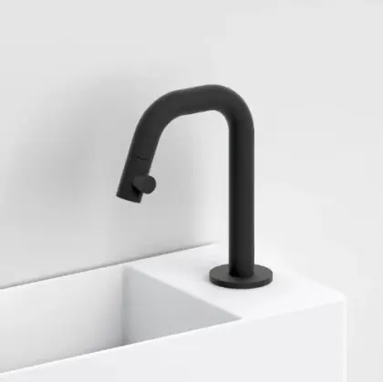 Clou Kaldur koudwaterkraan - uitloop 106 mm - zwart mat CL/06.05.004.21.R