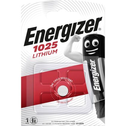 Energizer Batterij knoopcel Lithium 3V CR1025 - blister 1 stuk CR1025