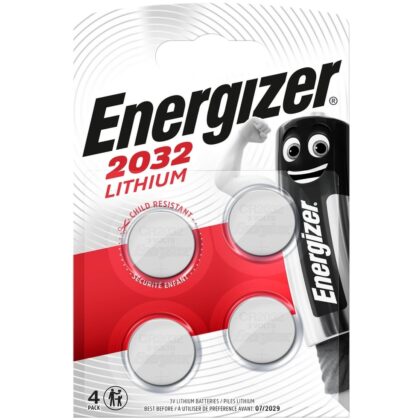 Energizer Batterij knoopcel Energizer Ultimate Lithium Triple Safety CR2032 - blister 4st. CR2032ULTS4