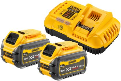 Dewalt 54V XR FLEXVOLT Accu starterpack (2x DCB547 + XR multivoltage snellader) DCB118X2-QW