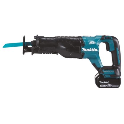 Makita Reciprozaag 18V 255mm 2x BL1850 + 1X DC18RC in koffer DJR187RTE