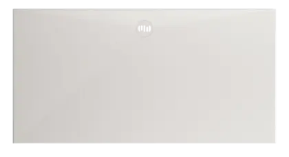 Solid 2.0 douchebak solid surface 1800 x 900 x 26 mm - wit - met inliggend afdekplaatje DP.SF.IN.180090.SLS.F001