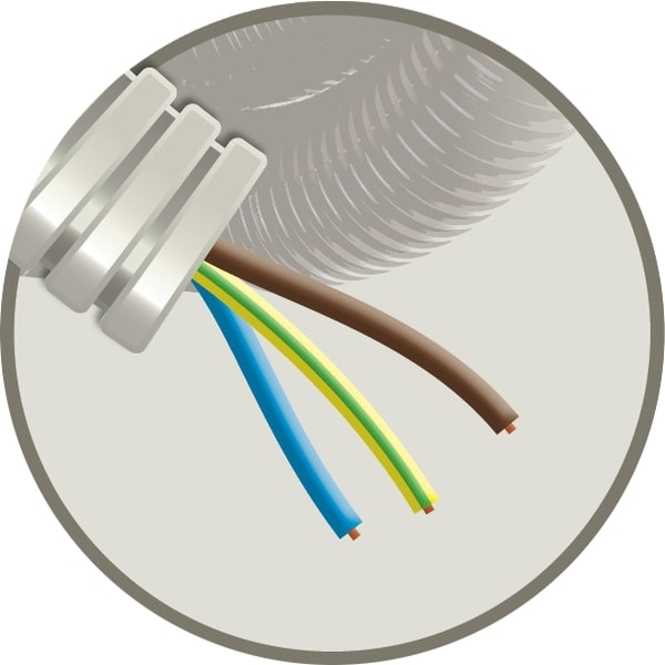 ELFLEX Elflex voorbedrade buis 16mm grijs + installatie VOB 3G2