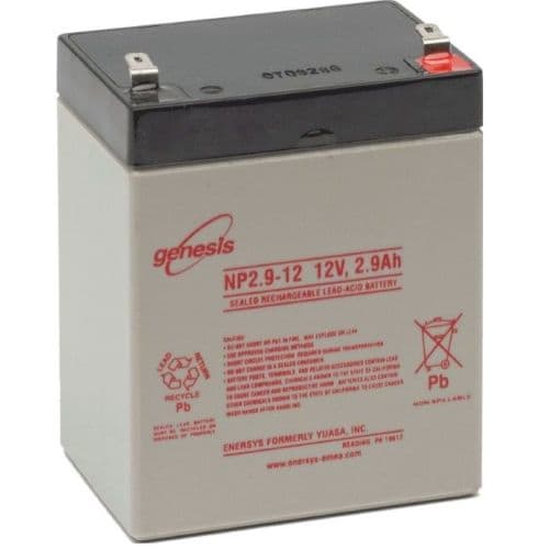 RAS Safety en Security ENP batterij 12v 2.9ah