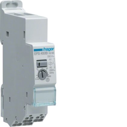 HAGER Tijdsvertragende afstandsschakelaar 16A 230V 1 NO quickconnect EPS450B