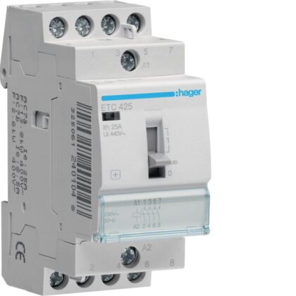 HAGER Contactor D/N 4x25A - 230V - 4NO ETC425