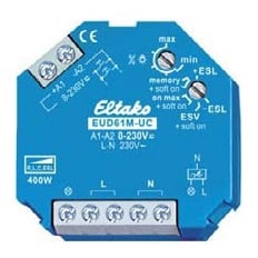 ELTAKO Universele inbouw impuls dimmer multifunctioneel EUD61M +8..230VUC EUD61M-UC
