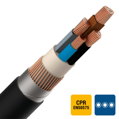 ENERGIEKABEL EXAVB energiekabel XLPE/PVC gewapend 1kV Cca s3d2a3 3X120+70mm² EXAVB3X120+70-CCA B 500