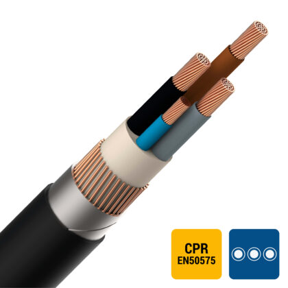 ENERGIEKABEL EXAVB energiekabel XLPE/PVC gewapend 1kV Cca s3d2a3 3X50+25mm² EXAVB3X50+25-CCA B 1000