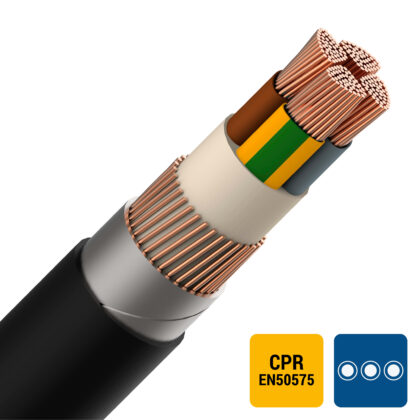 ENERGIEKABEL EXAVB energiekabel XLPE/PVC gewapend 1kV Cca s3d2a3 4G120mm² EXAVB4G120-CCA B 1000