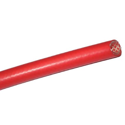 Diverse Materialen Siliconenslang Siliflex versterkt 6x12mm rood