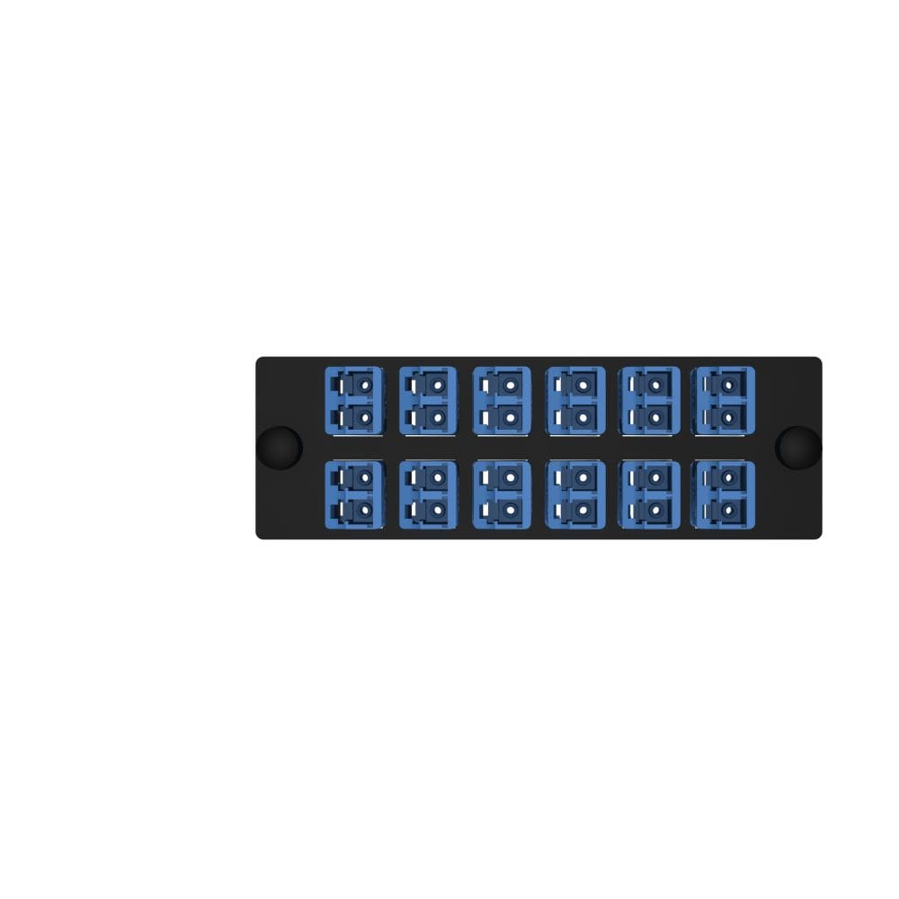 PANDUIT LC FAP with 12 LC Duplex singlemode OS2 couplers (blue) FAP12WBUDLCZ