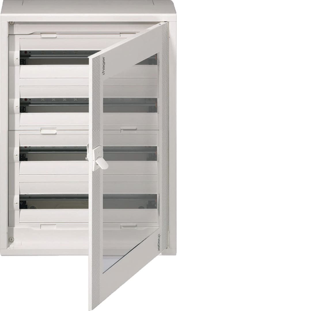 HAGER Vega D - 4R. 96 M. - doorzichtige deur FD42CN