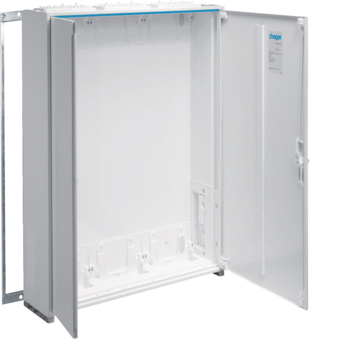HAGER Univers h.1100 b.550 d.205mm - IP 44 - KlasseII - quickset - volle deur FP72QS
