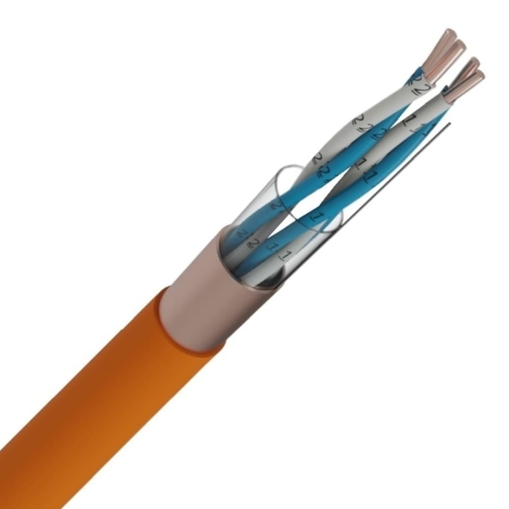 EUROSAFE EUROSAFE TELEFONIE NBN 713-020 Rf 2h LS0H oranje 500V 2X2X0