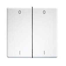 ELTAKO Draadloze en batterijloze zenddrukknop toetsafmeting 45x45mm