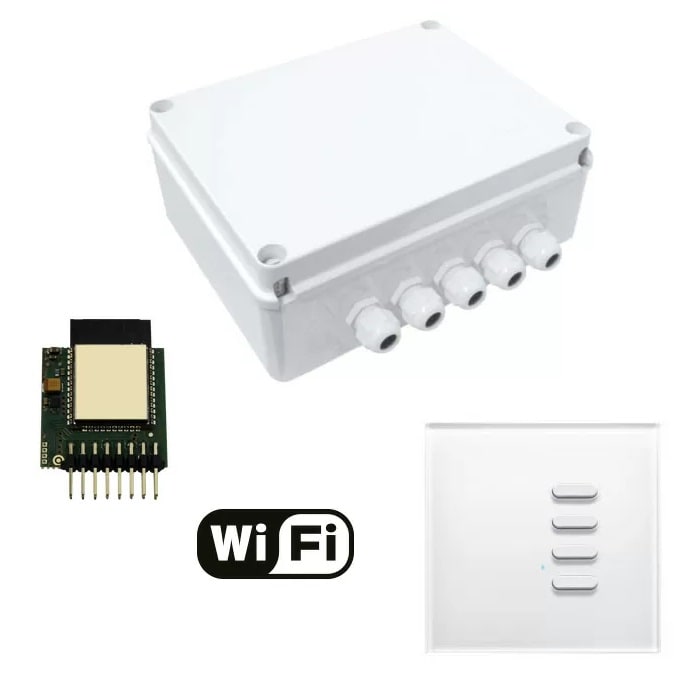 Teleco Kit for outdoor lights and loads 230 VAC ON/OFF with integrated WI-FI Module GARDENSMART4