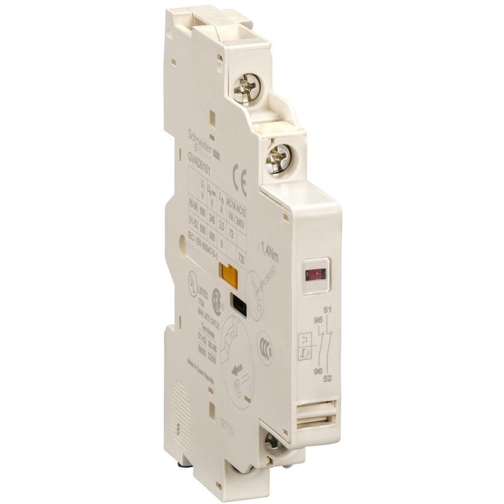 Schneider Automation hulpcontact - 1 NO + 1 NO (fout) GVAD1010