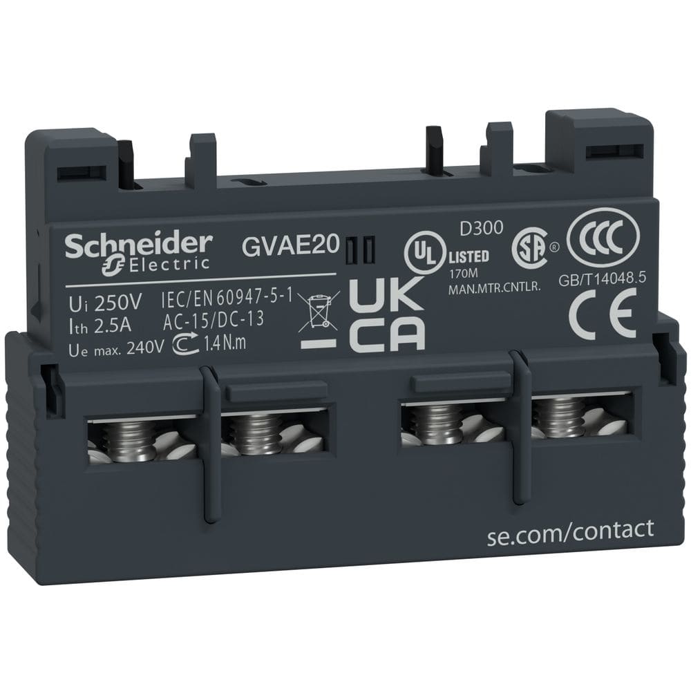 Schneider Automation hulpcontact - 2 NO GVAE20