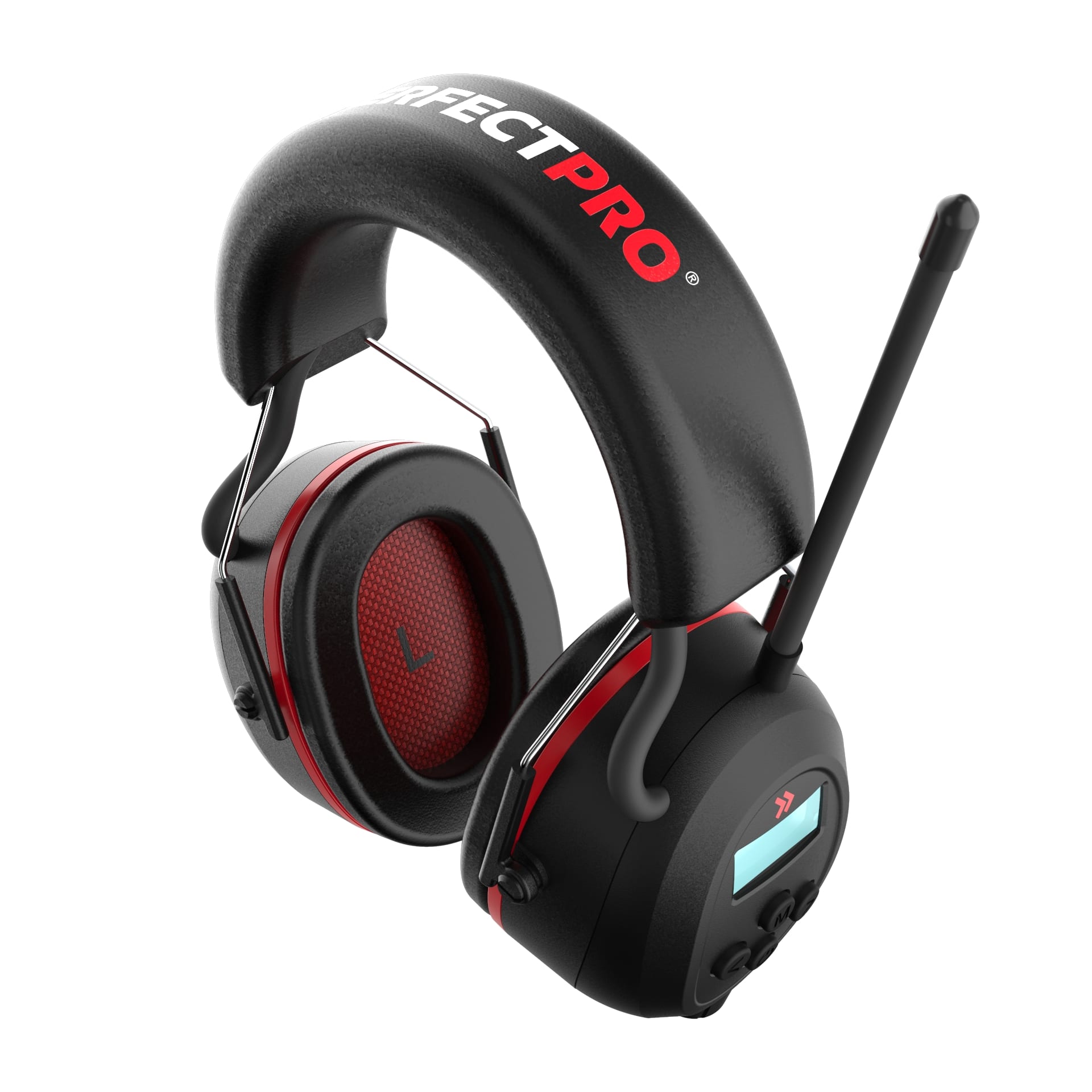 PerfectPro Gehoorbeschermer EARPROTECTION - DAB+/FM/BT/IPX4/EN352/SNR31dB/Accu 2000mAh H-40