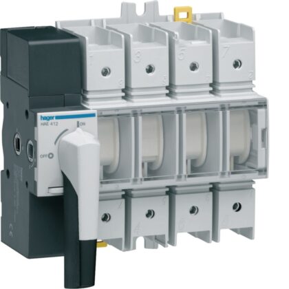 HAGER Hoofdschakelaar 4P - 125A HAE412
