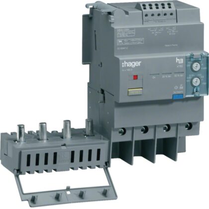 HAGER Differentieelblok elektronisch x160 4P regelb. 125A HBA126H