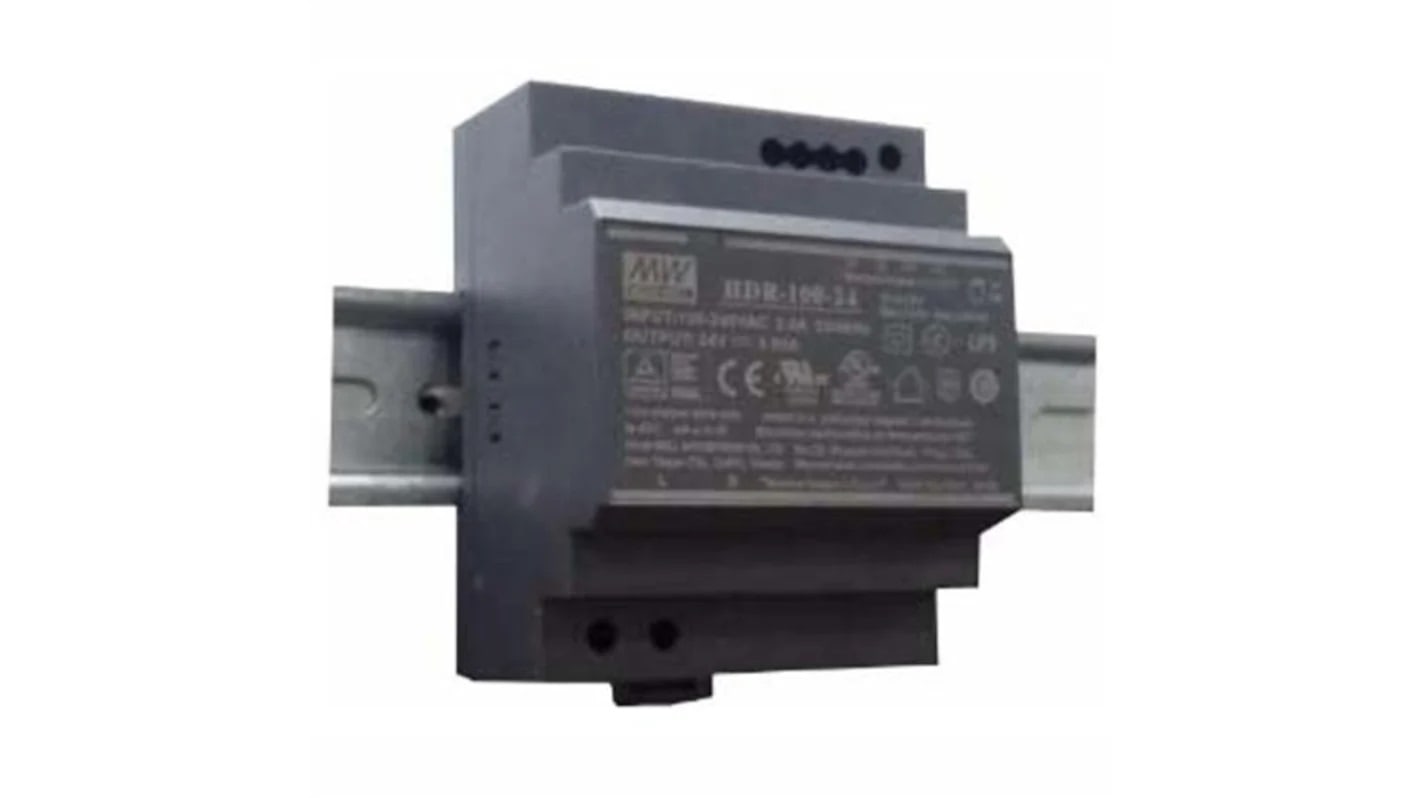 Mean Well LED DRIVER DIN RAIL 100W 48V HDR-100-48N