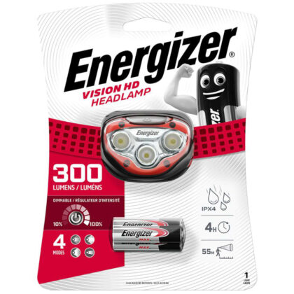 Energizer Hoofdlamp 3 LED Vision HD - 300/45/140lm