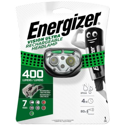 Energizer Hoofdlamp Vision Ultra Recharge