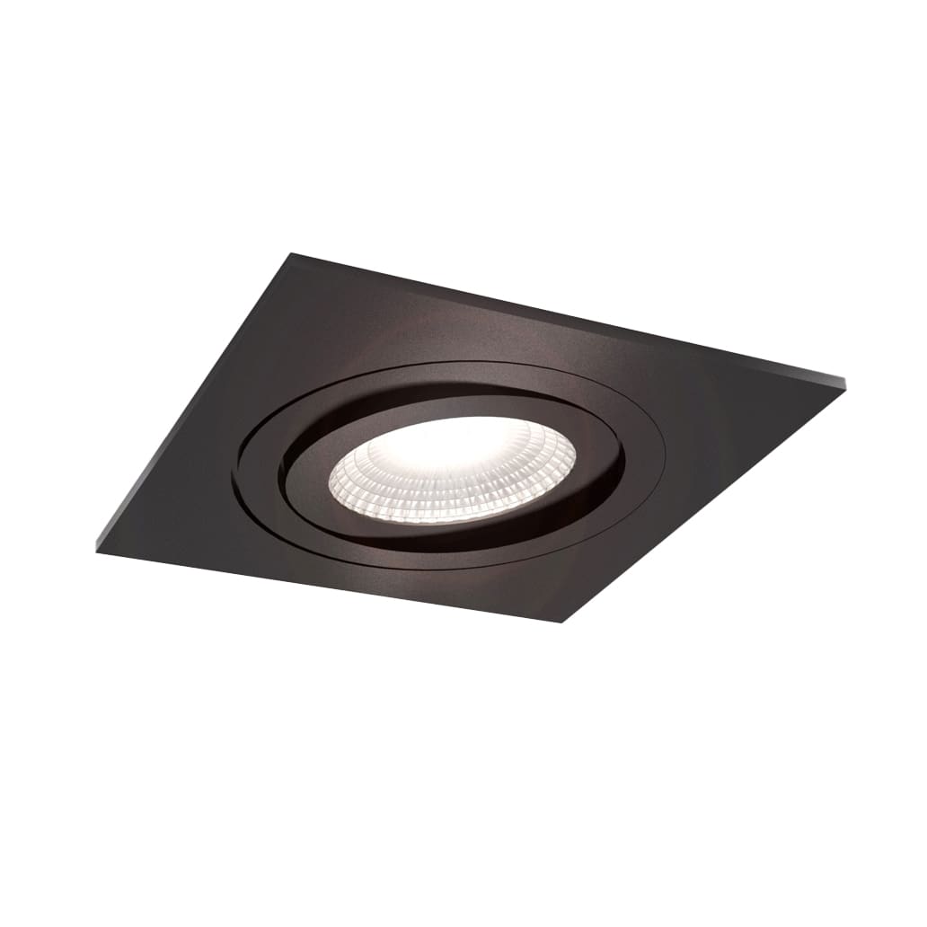 ID TO LIGHT SILVERSTONE Spot Inbouw Zwart gestructureerd Lamellen GU10 Max 50W IDTL413519NSZ