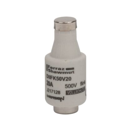 Mersen Diazed zekering DII (E27) 20A 500V FK snel - blauw J217128