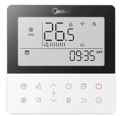 Midea multifunctionele bedrade groepscontrole met weektimer - 12V KJR-120M