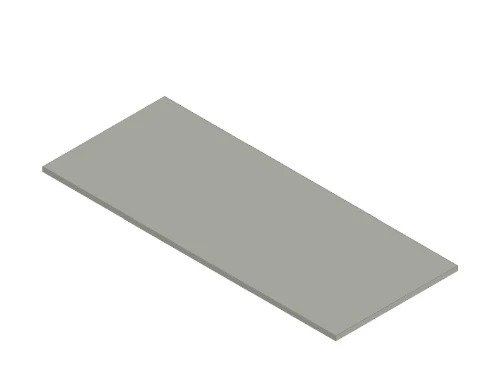 Kivu wastafelblad laminaat 1200 x 500 x 18 mm - lungo KL1579