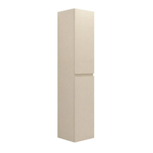 Klaire kolomkast met 2 deuren omkeerbaar 350 x 350 x 1690 - linnen KL3102