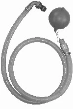 KIN KRM regenwateraanzuigset (bestaat uit zuigslang 4/4 x 2000 mm - vlottende bol met inox filter - met terugslagklep) - voor betonnen tanks KRM30001