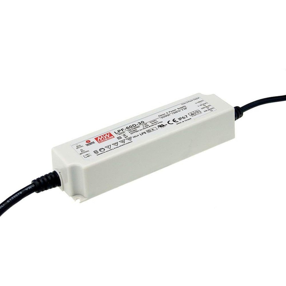 ProLED LED voeding gelijkspanning Dimbaar 60W 162x43x32mm 24Vdc IP67 L502406ED