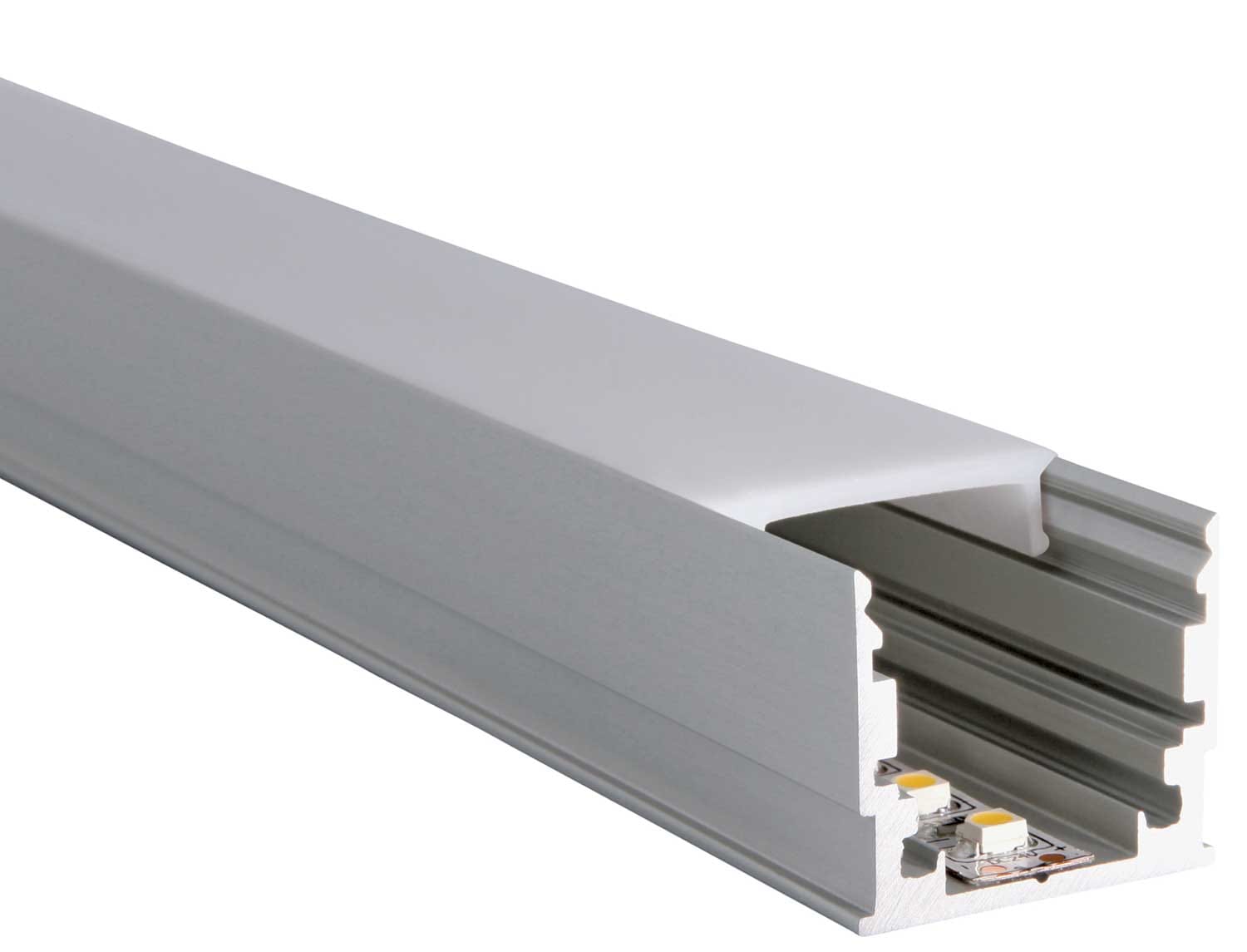 ProLED Proled Cover Profiel Medium M-Line Flat 200cm vlak helder L690S5C