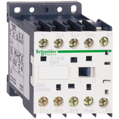 Schneider Automation contactor TeSys LC1-K - 3P - AC-3 440 V 6 A - spoel 230 V AC LC1K0601P7