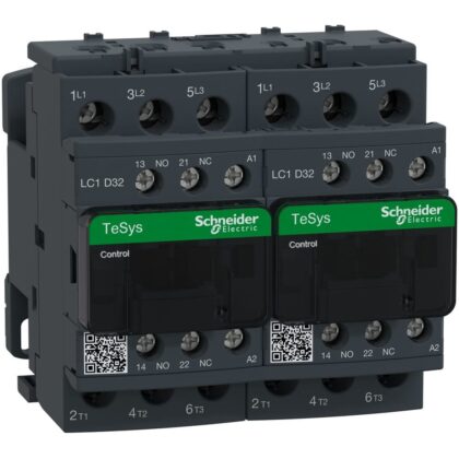 Schneider Automation Omkeercontactor 32A AC-3 - 3P 1NO 1NC - 230V AC 50...60Hz LC2D32P7