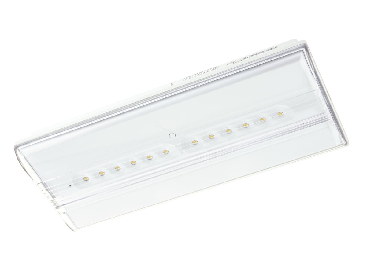 ZEMPER DIANA FLAT ZELFTEST 795lm P/NP 1h IP44/IK07 WIT 230V 50Hz LDF9800LXP