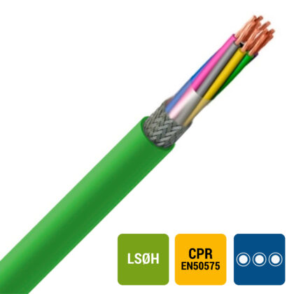 SPECIALE KABEL LIHCH Cca s1d2a1 LS0H groen afgeschermd HAR HD308 4X0