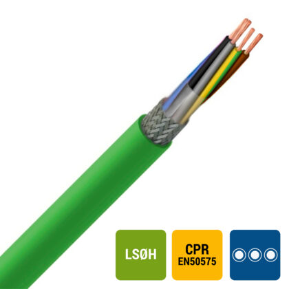 SPECIALE KABEL LIHCH Cca s1d2a1 LS0H groen afgeschermd HAR HD308 4G0