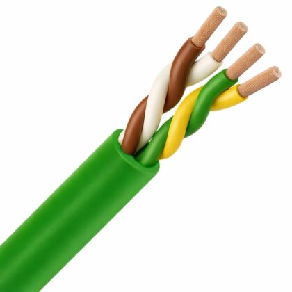 SPECIALE KABEL LIHH Cca s1d2a1 LS0H groen DIN 47100 4X0