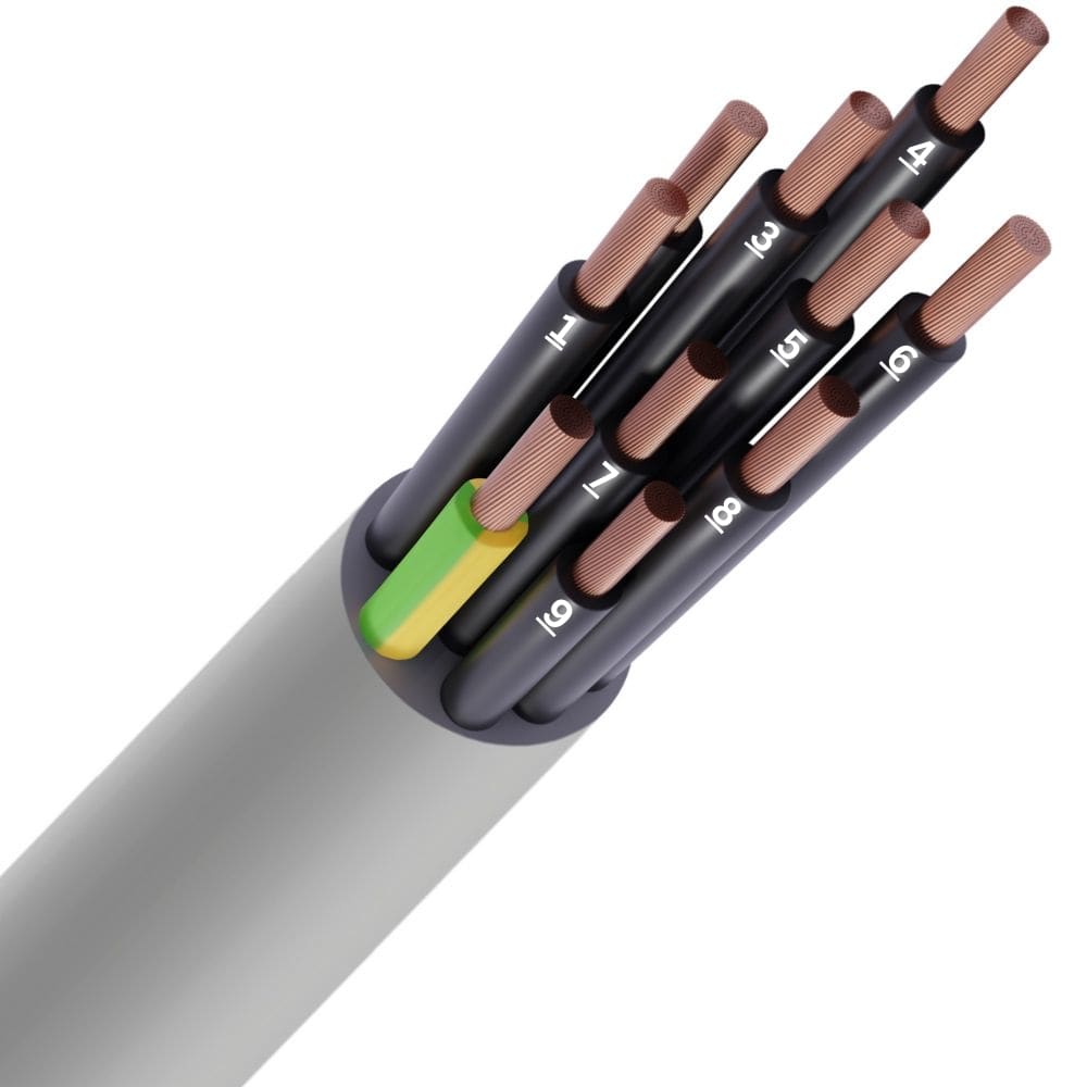 SPECIALE KABEL LIYY PVC grijs genummerd Cca s3d2a3 10G0