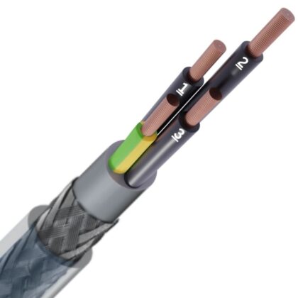 SPECIALE KABEL LIYYSY PVC gewapend (staalvlecht)