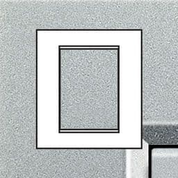 BTICINO LivingLight - Rechthoekige afdekplaat 3+3 modules Tech LNA4826TE