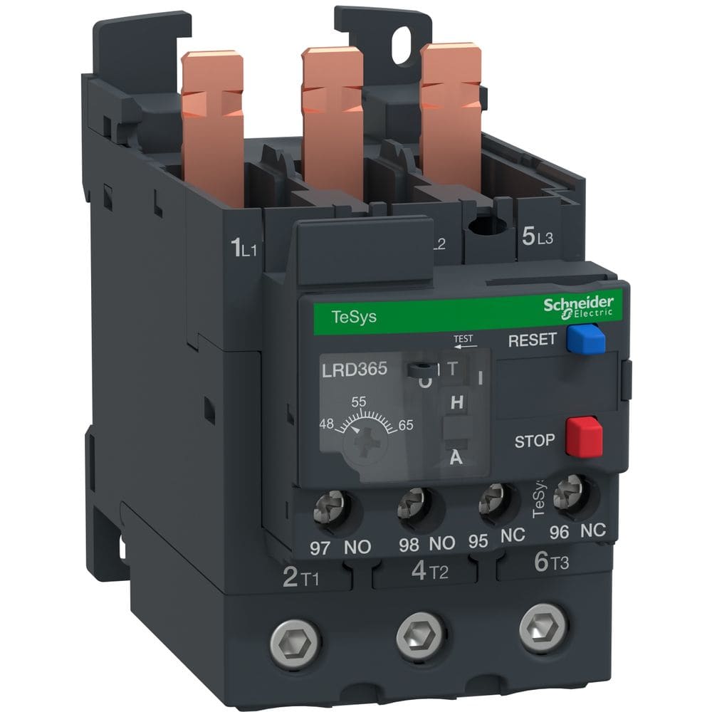 Schneider Automation TeSys D thermische overbelastingsrelais - 48-65A - klasse 10A LRD365