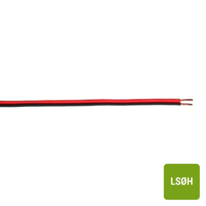DIVERSE KABELS Luidsprekerkabel LS0H rood/zwart binnen 2x2