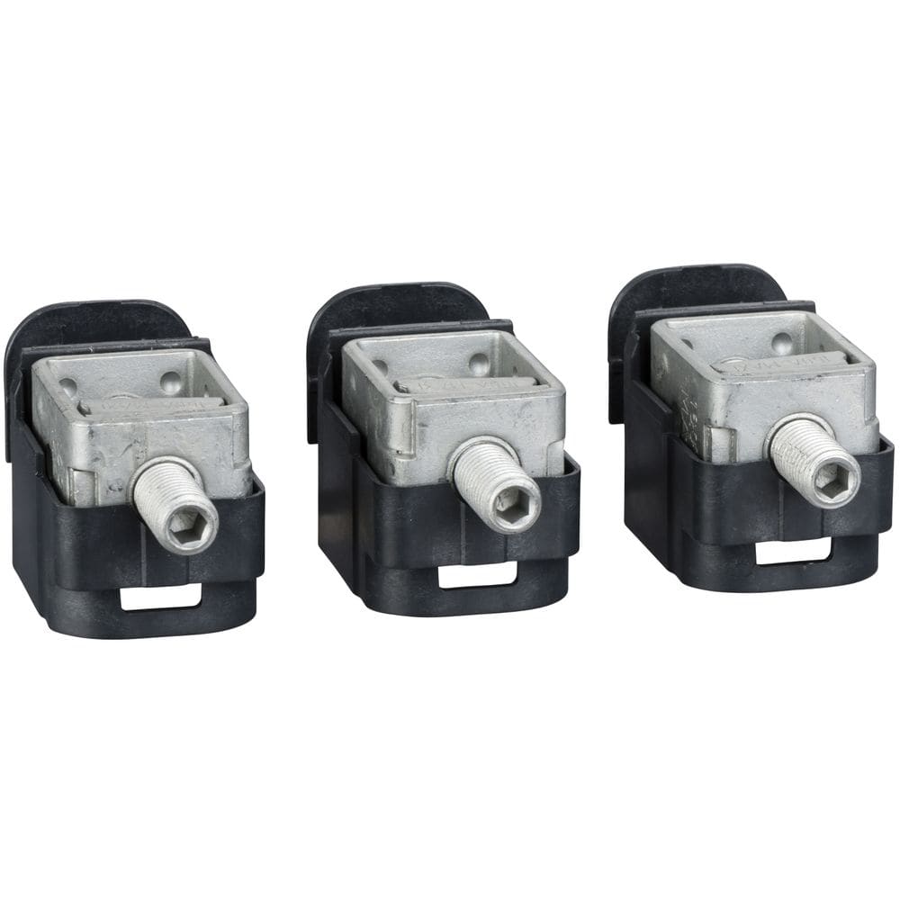 Schneider Distribution 3 Klemmen (staal) voor 1 kabel 1
